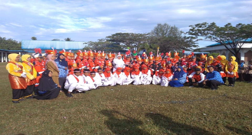 Drumband Jadi Ekstrakurikuler Andalan MAN 2 Aceh Barat